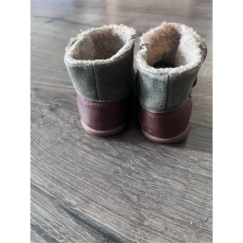 Carter's Baby Toddler Boots Brown/Olive Size 6